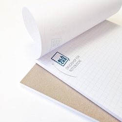 Blöcke geleimt DIN-A6 Hochformat, Recyclingpapier